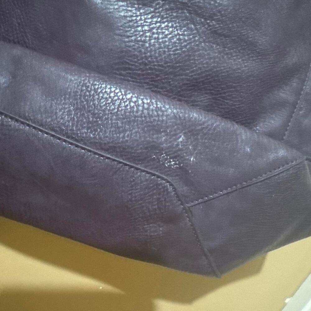 Joy susan purple leather tote - Picture 3 of 4